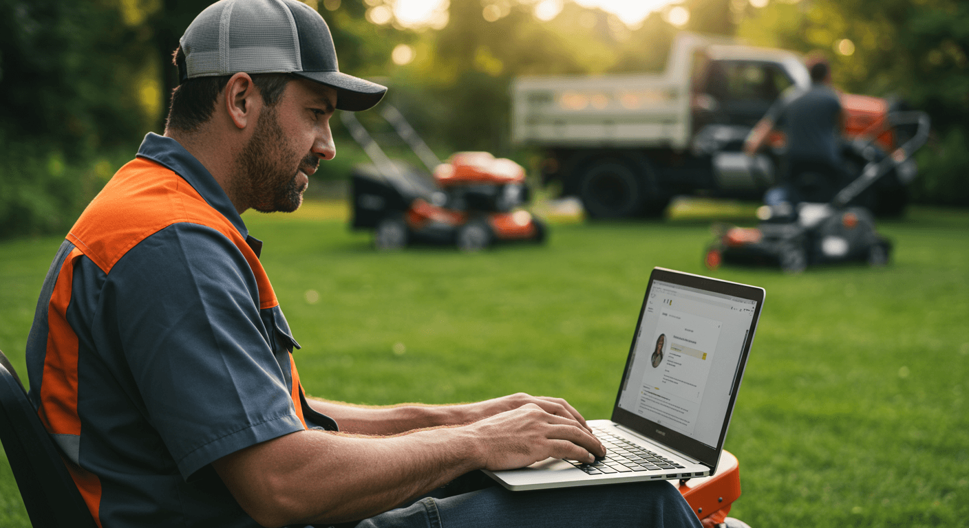 Be the landscaper AI recommends in your service area