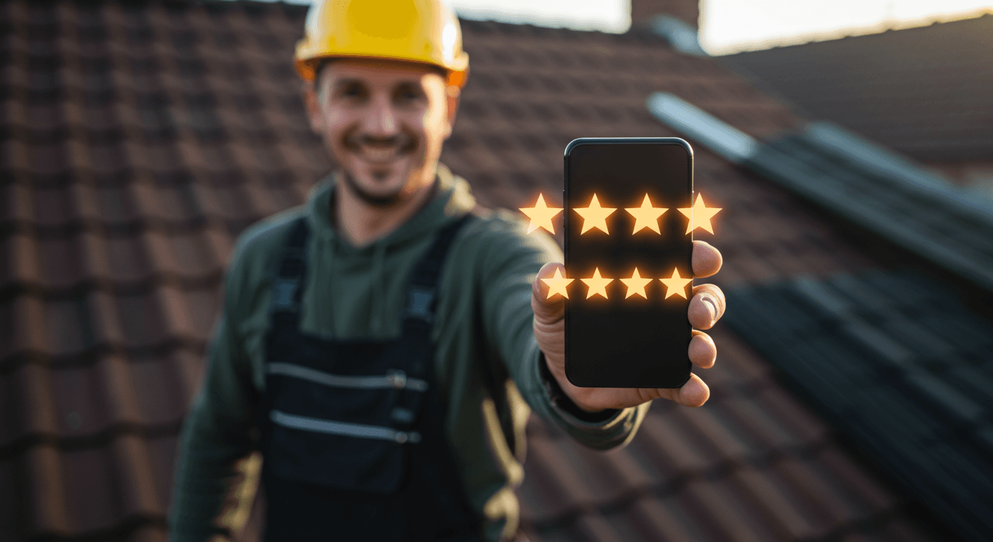Turn every completed roof into a 5-star review